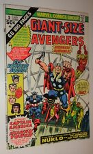 GIANT SIZE AVENGERS #1 68 PAGE  NICELY WHITE 1974  CLASSIC COVER picture