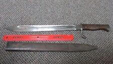 German WWI/WWII  Butcher Bayonet with Scabbard 1916 Fichtel & Sachs picture
