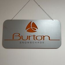 Vintage Burton Snowboards Authorized Dealer Wall Door Sign Store Dsplay Shop picture
