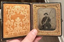 Civil War 1/6th Plate Image Armed With Musket picture