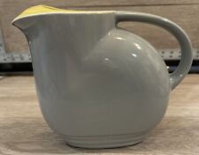 Vintage GE General Electric Hall Water Refrigerator Pitcher Gray Yellow picture