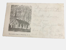 Friendship, NY, Catholic Church, Postcard, 1906 #1655 picture