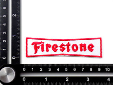 FIRESTONE EMBROIDERED PATCH IRON/SEW ON ~3-5/8