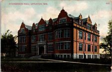Postcard Wisconsin Appleton Stephenson Hall Lawrence University c1909 Germany WI picture
