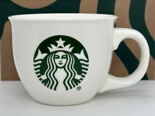 Starbucks 2015 Mermaid Siren Logo White Ceramic Coffee Tea Mug Cup 14 oz picture