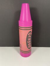 CRAYON COIN BANK 12” Tall Pink picture