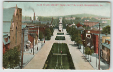 Postcard 1909 East State Street From the Capitol Dome Harrisburg, PA picture