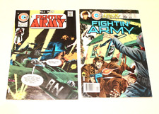 FIGHTIN' ARMY, No. 118 & 132, Vol. 7, April 1975, Vol. 10, 1978 Charlton Comics picture