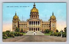 Des Moines IA-Iowa, Iowa State Capital, Vintage Postcard picture