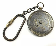 30 pcs Antique Nautical 50 Years Perpetual Calendar Brass Keychain picture