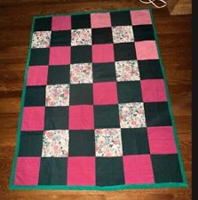 Vintage Handmade Small Floral Quilt #2 picture