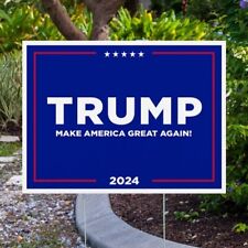 BOX OF 48 OFFICIAL  TRUMP SIGN 2024  DJTP +RNC  APPROVED     MADE IN THE USA picture