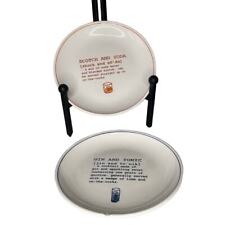 SET of 2 POTTERY BARN Cocktail Definition Plates picture