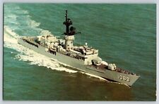 Postcard US Navy Frigate Ship - USS Jesse L Brown - FF-1089 picture