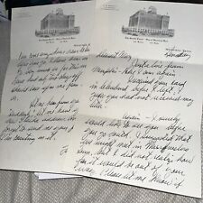 Old Letter Hotel Peabody Letterhead Stationary Memphis TN Tennessee History picture