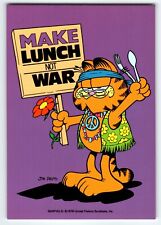 Garfield Dutch Postcard Hippy Groovy Mod Cat Make Lunch Not War Jim Davis 1978 picture