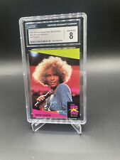 1991 Pro Set SuperStars MusiCards UK Whitney Houston #60 CGC 8 picture