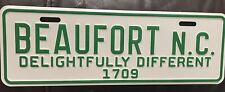 Beaufort North Carolina City License Plate Topper, NOS, Over 3yrs Old, #1709 picture