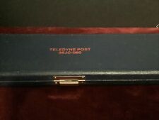 Vintage Teledyne Post 38JC-060 Rail Compass Complete In Original Case picture