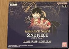 1 x One Piece OP-01 Romance Dawn Booster Box English SEAL REMOVED BY BANDAI picture