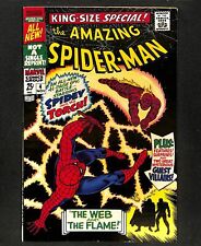 Amazing Spider-Man Annual #4 VF- 7.5 Human Torch Mysterio Marvel 1967 picture