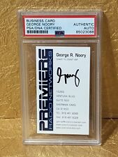 George Noory Coast To Coast AM PSA/DNA Autograph Signed Business Card 👾 picture