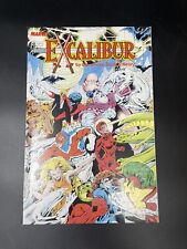 Excalibur #1 Special Edition Rare Newsstand White Pages NM- Captain Britain picture