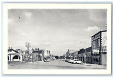 c1940's Business Section Parking Market Street Osage City Kansas KS Postcard picture