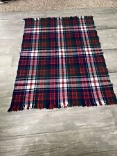 Vintage Amana Woolen Mills 100% Wool Woven Blanket   Lap Blanket picture