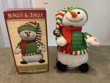 Cracker Barrel Mingle & Jingle Animated Spinning Snowman Video Watchers NeverBuy picture