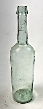 Vintage Long-Neck Clear Glass Bottle - 10