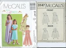 M 3147 sewing pattern Princess seamed DRESS in 2 lengths sew UNCUT sizes 4-5-6 picture