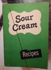 Milk Industry Foundation Sour Cream Recipes Advertising Booklet Vintage  picture