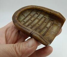 7.0 cm China Old Jade  Exceptional BOQI Corn DustPan  Chinese Culture picture