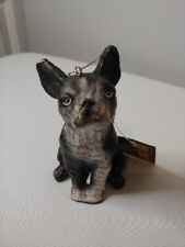 boston terrier French bulldog christmas ornament by Holiday Tails news print NWT picture