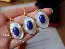 Royal style natural blue Lapis Lazuli with mother of pearl l picture