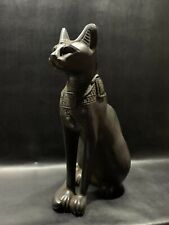 Amazing Large Ancient Egyptian Cat Bastet Goddess of protection with the scarab picture