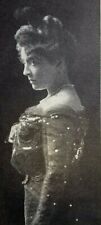 1900 Vintage Magazine Illustration Actress Olga Nethersole picture