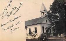 WOODSTOCK, CT ~ SWEDISH CONGREGATIONAL CHURCH, REAL PHOTO PC ~ 1903-06 picture