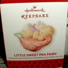 Little Sweet Pea Fairy`2013`Miniature-Sleeping Sweet Pea,Hallmark Ornament- NEW picture