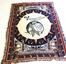 MASONIC DAUGHTERS OF THE NILE TAPESTRY AFGHAN, NEW, LAST ONE picture