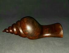 Vintage 1970's Ironwood _  Carved Conch picture
