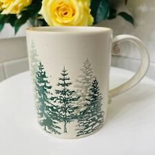 Eli+Ana Spectrum Evergreen FOREST WOODS Christmas Pine Tree Coffee Mug / Tea Cup picture