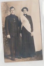 Canada Salvation Army c1910 postcard RPPC  Man & Woman Rare picture