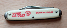 Vintage Baltimore Orioles Knife, 2 Blade, Made in the USA picture