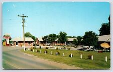 Roadside Motel~The Covington~Guthrie Kentucky~Slide~c1960s Autos~Vtg Postcard picture
