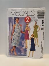 McCall's 3225 Size 10 Lined Bias Dress Cut Complete 2001 picture