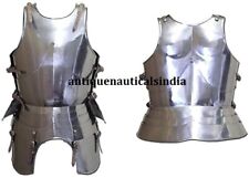Italian Harness Cuirass Medieval Breastplate Plate Armor Set Silver Costume picture