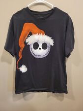 JACK SKELLINGTON WITH SANTA HAT LARGE T-SHIRT NIGHTMARE BEFORE CHRISTMAS DISNEY picture