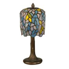 Dale Tiffany Mini Table Lamps 13 in.H Wisteria Art Glass in Dark Antique Bronze picture